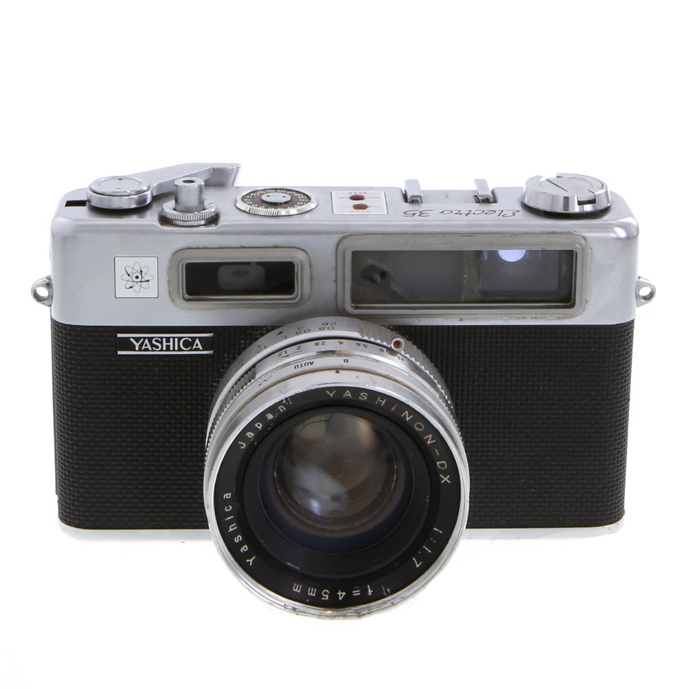 Yashica Electro 35 35mm Camera, Chrome with 45 f/1.7 Lens (Original)