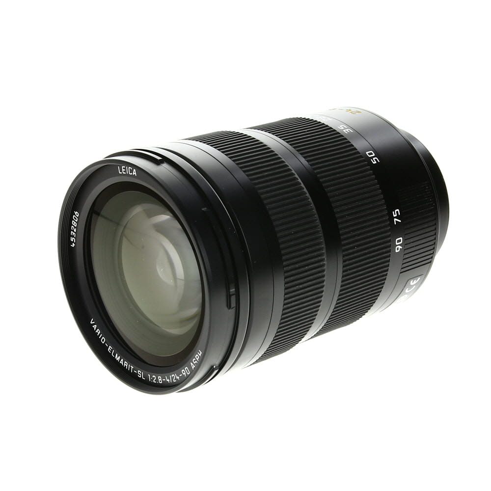 Leica 24-90mm f/2.8-4 Vario-Elmarit-SL ASPH. Full-Frame Lens for Leica L-Mount, Black | E82 | 11176