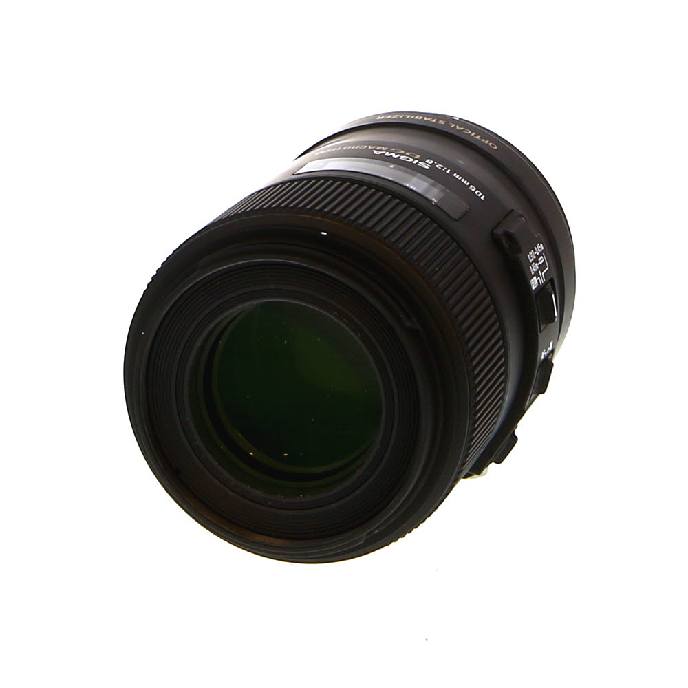 Sigma 105mm f/2.8 EX DG HSM OS Macro (1:1) Autofocus Lens for Nikon | 62