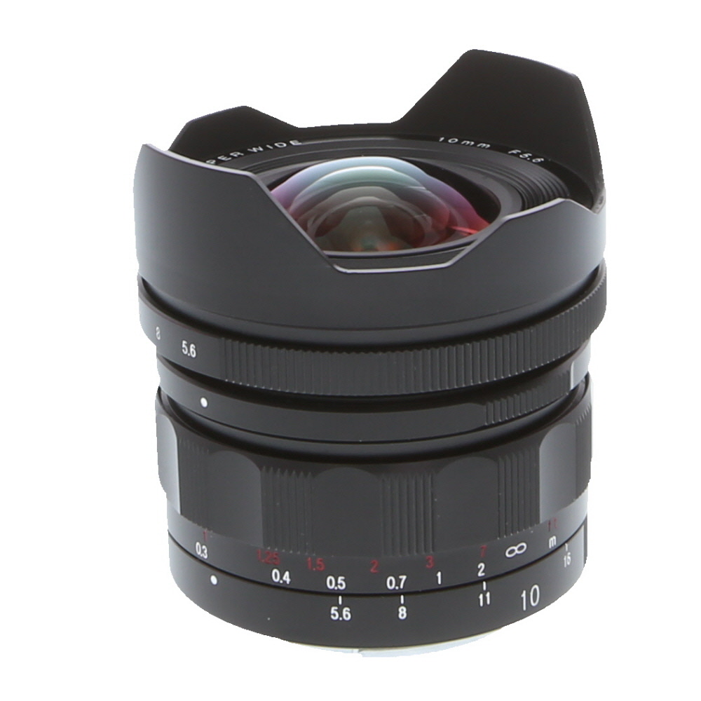 Voigtlander 10mm f/5.6 Heliar-Hyper Wide Full-Frame Manual Lens for Sony E-Mount, Black