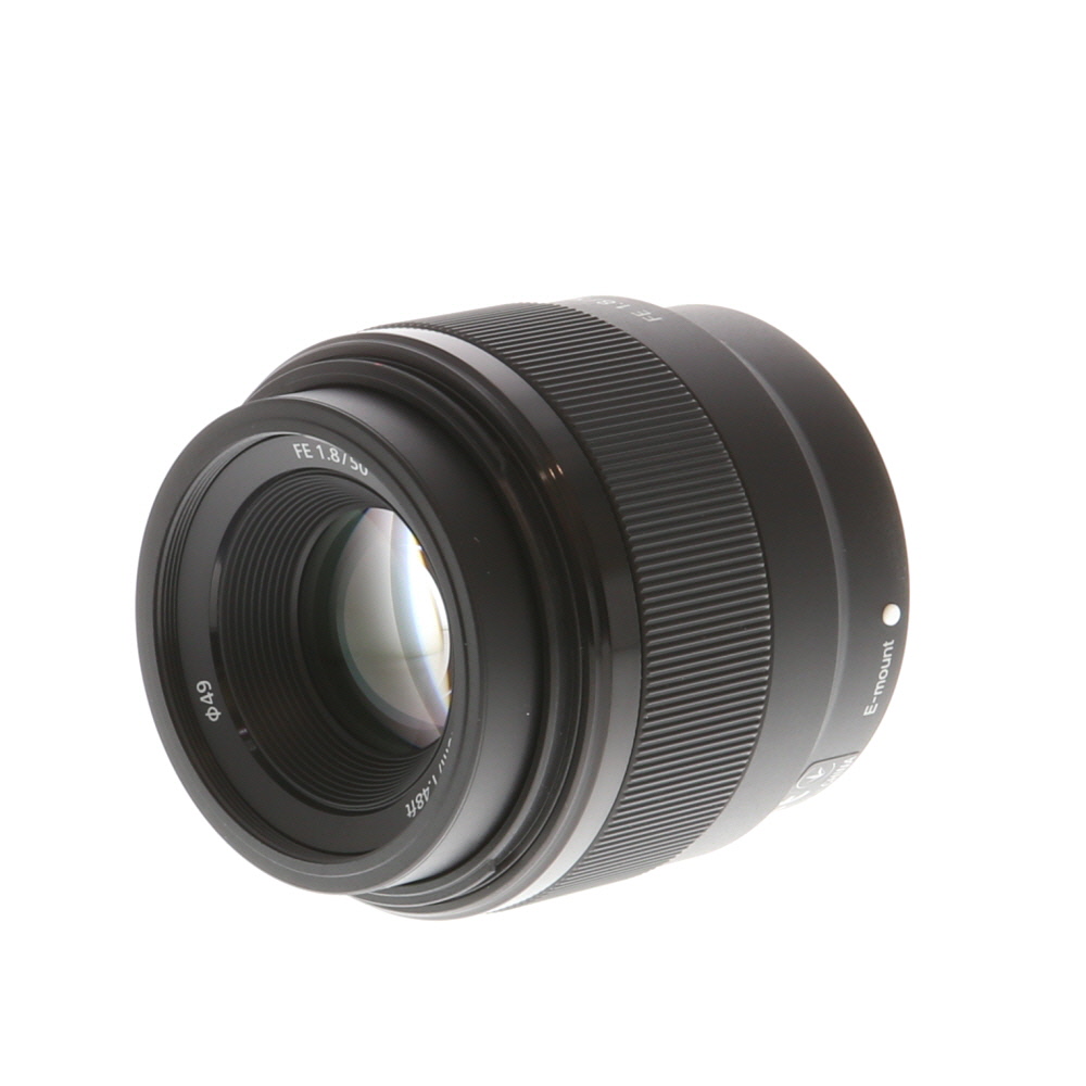 Sony FE 50mm f/1.8 Full-Frame Autofocus Lens for E-Mount, Black | 49 | SEL50F18F