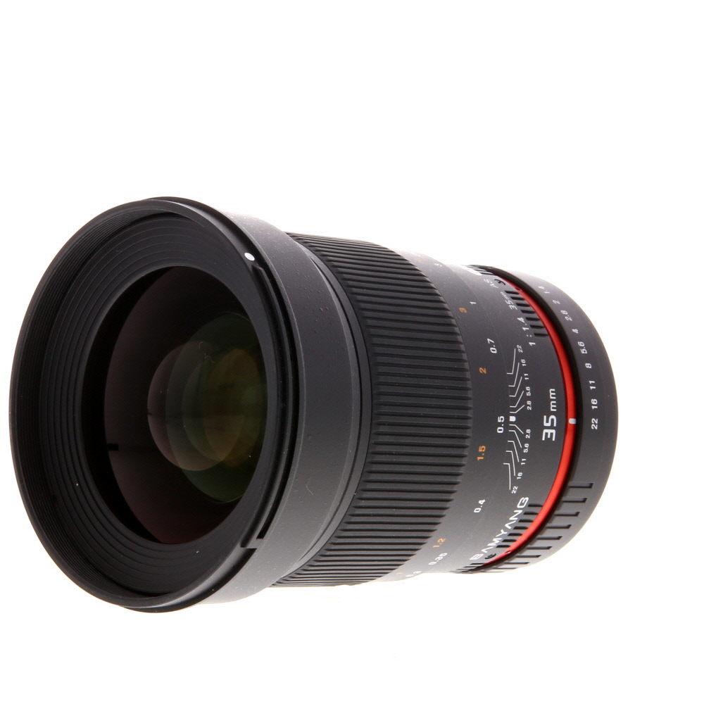Samyang 35mm f/1.4 AS IF UMC Manual Focus Lens for Nikon F-Mount with AE Confirm Chip | 77