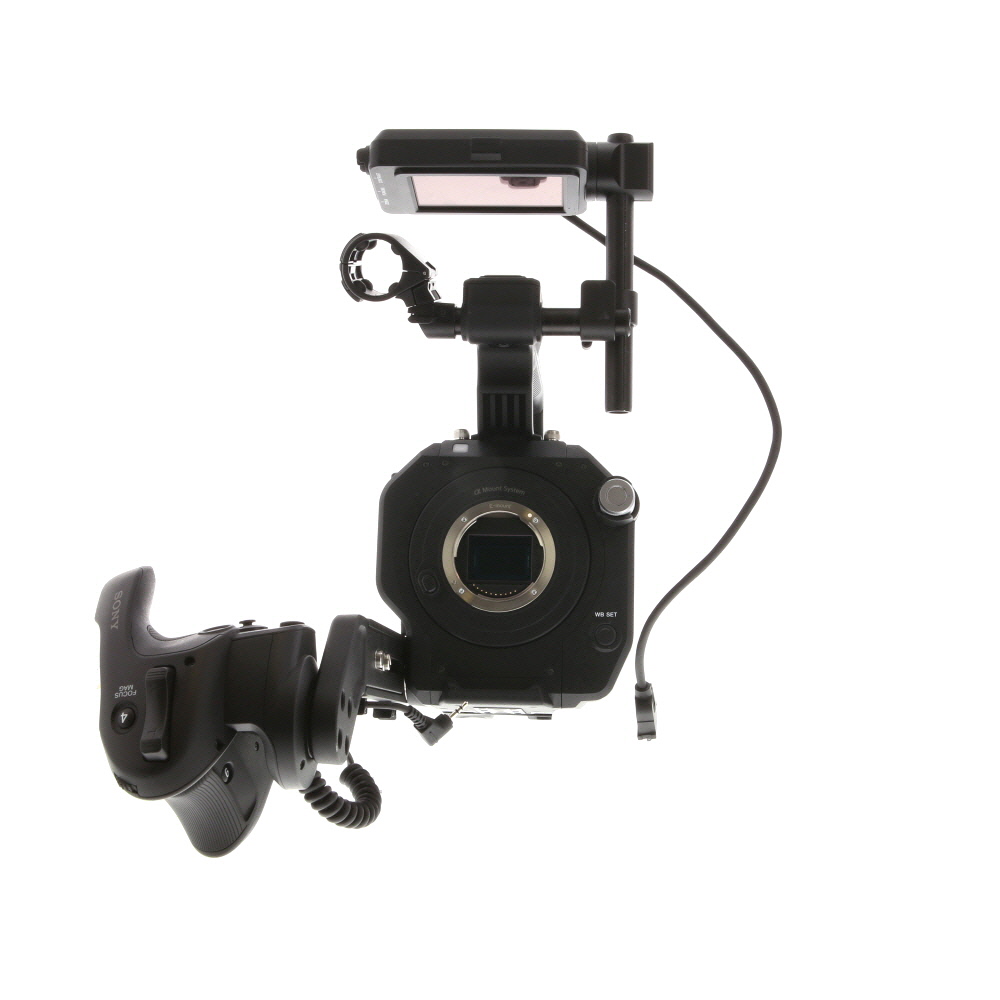 Sony Video PXW-FS7 XDCAM Super35 Digital Camera, Black | 4k25P | w/ Top Handle, LCD Viewfinder, Grip Remote (Uses E-Mount Lenses)