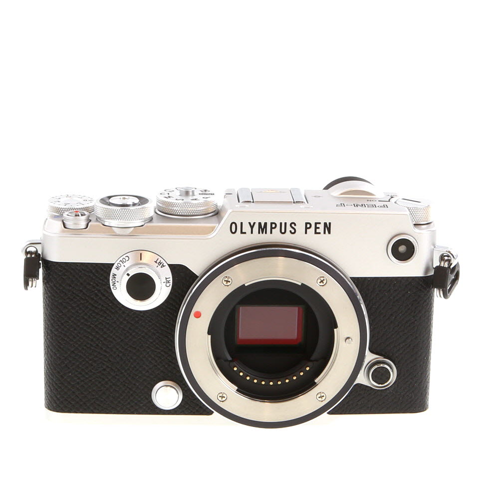 Olympus PEN-F Mirrorless MFT (Micro Four Thirds) Camera Body, Silver | 20.3MP | with FL-LM3 Flash