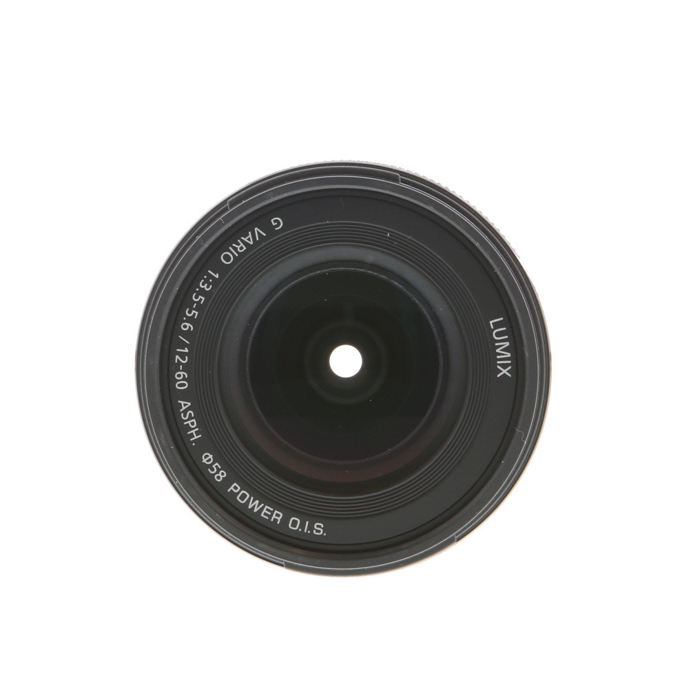 Panasonic Lumix G Vario 12-60mm f/3.5-5.6 ASPH. Power O.I.S. Lens for MFT (Micro Four Thirds), Black | 58