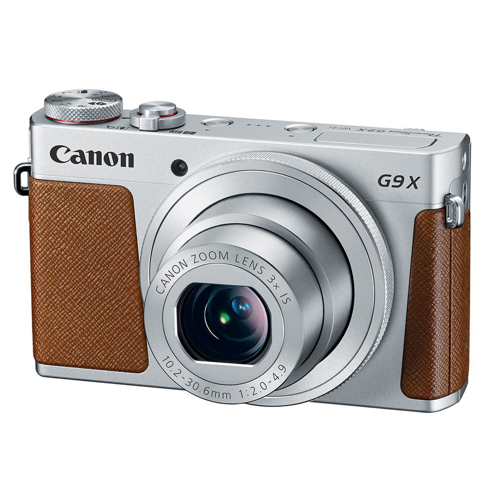 Canon PowerShot G9X Digital Camera, Silver | 20.2MP