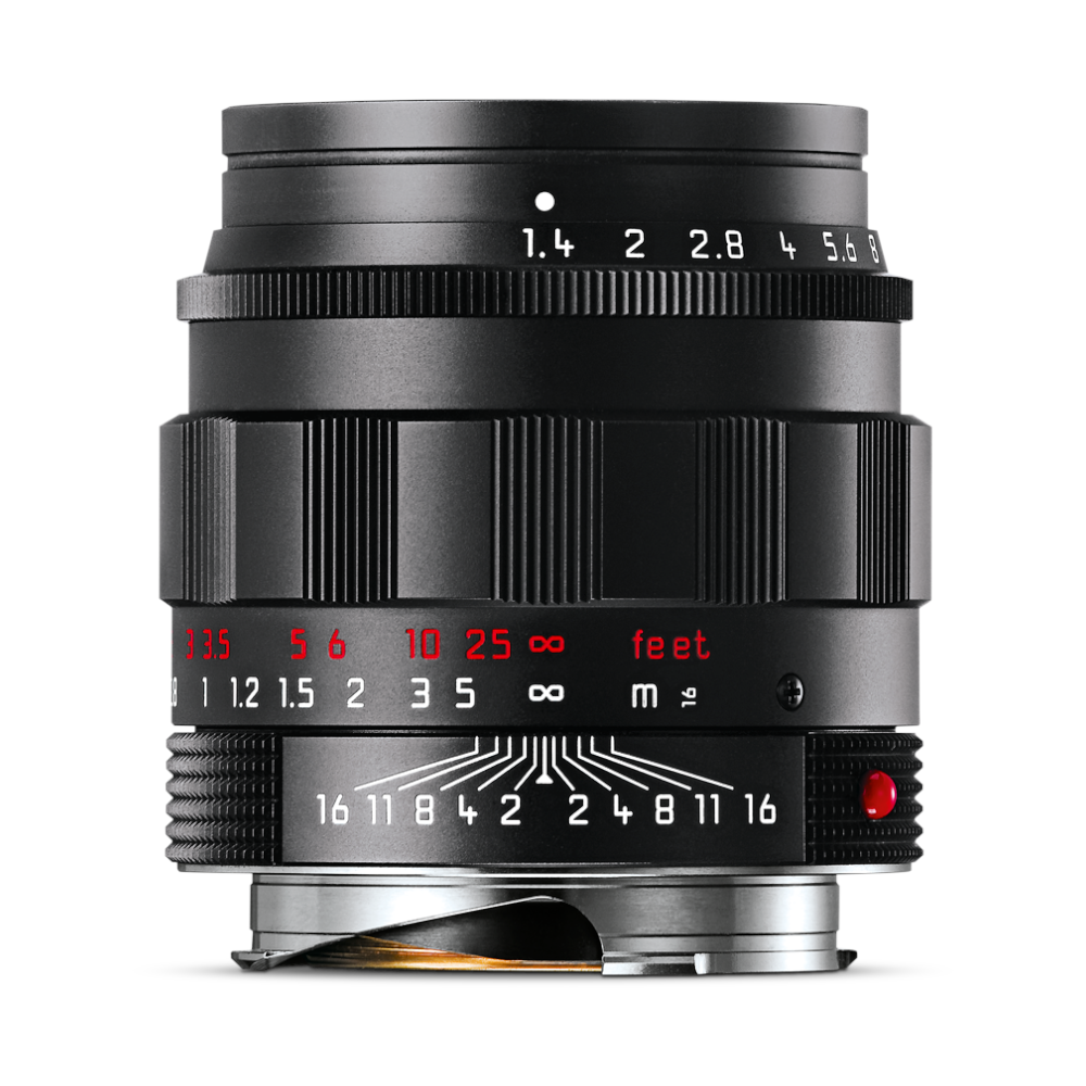 Leica 50mm f/1.4 Summilux-M ASPH. M-Mount Lens, Germany, Matte Black Chrome, 6-Bit | E43 | 11688