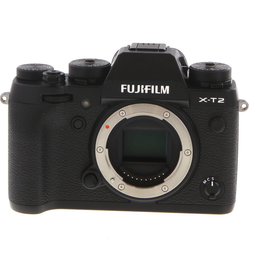 FUJIFILM X-T2 Mirrorless Camera Body, Black | 24.3MP | with EF-X8 Flash
