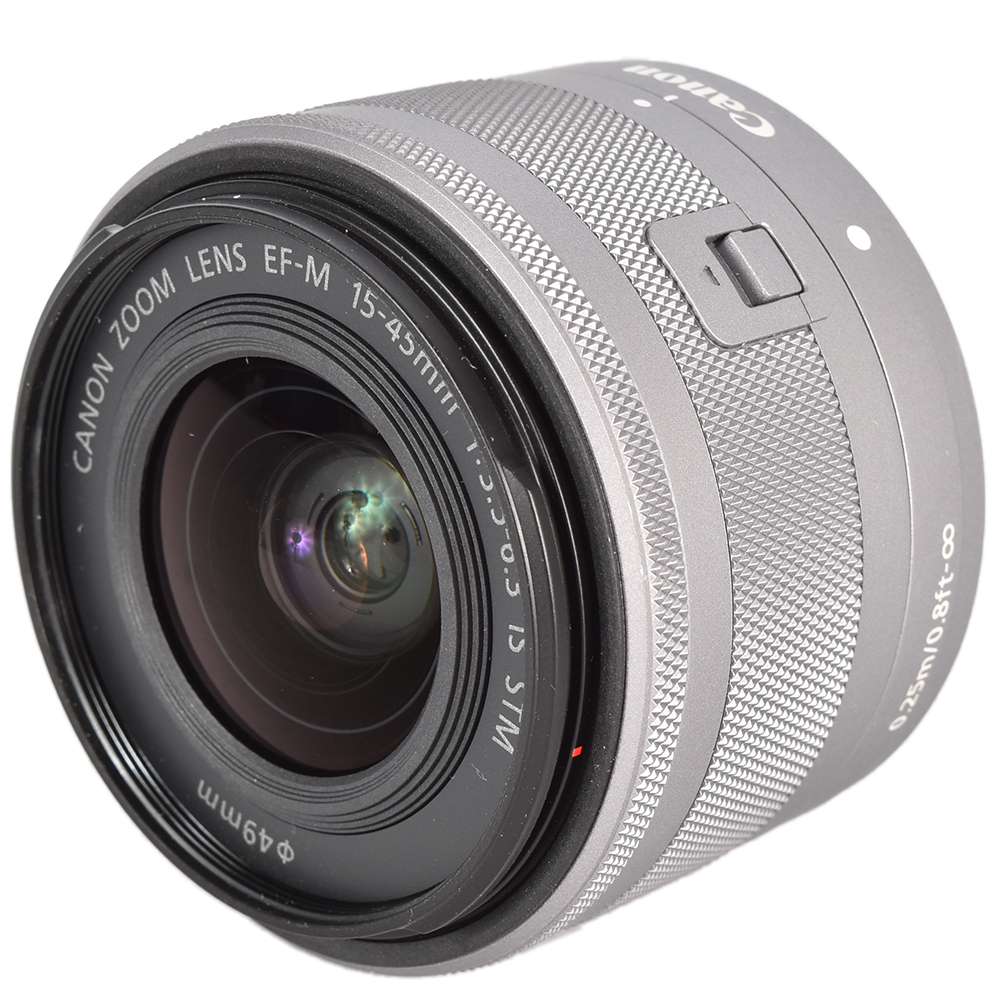 Canon 15-45mm f/3.5-6.3 IS STM Lens for EF-M Mount, Silver | 49