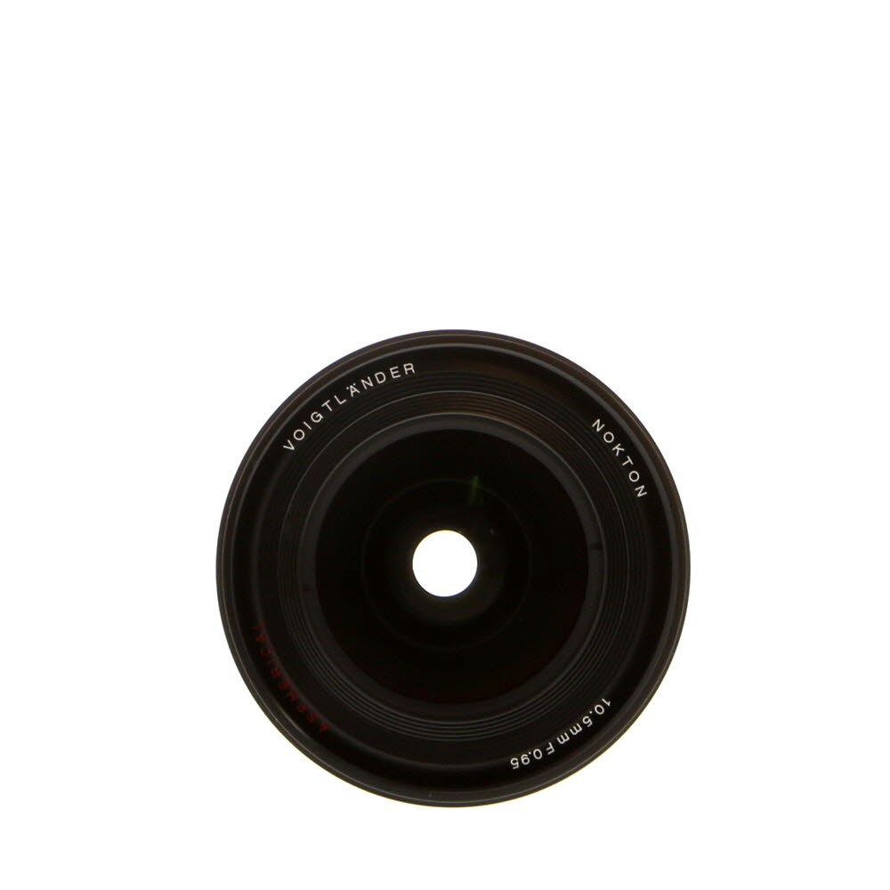 Voigtlander 10.5mm f/0.95 Nokton Aspherical Manual Focus Lens for MFT (Micro Four Thirds System), Black | 72