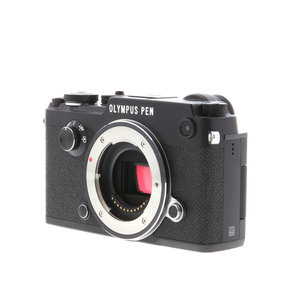 Olympus PEN-F Mirrorless MFT (Micro Four Thirds) Camera Body, Black | 20.3MP | without FL-LM3 Flash