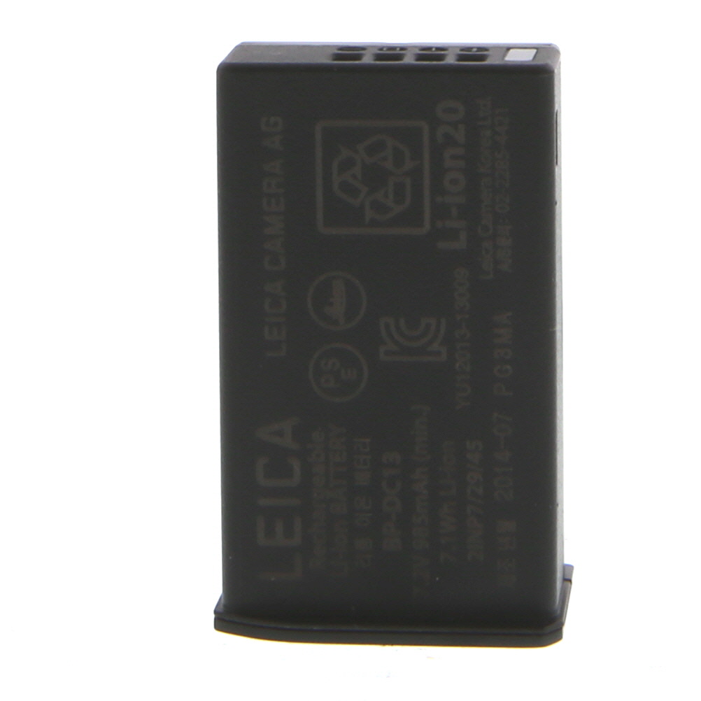 Leica BP-DC13 Battery, Black (Li-Ion 7.2V, 985mAh) 18773