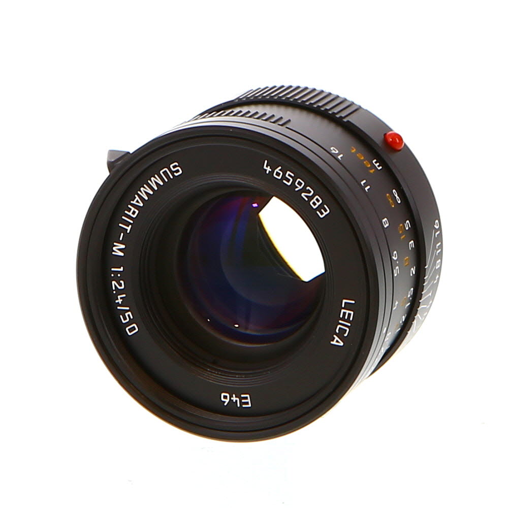 Leica 50mm f/2.4 Summarit-M M-Mount Lens with Protection Ring, Black, 6-Bit | 46 | 11680