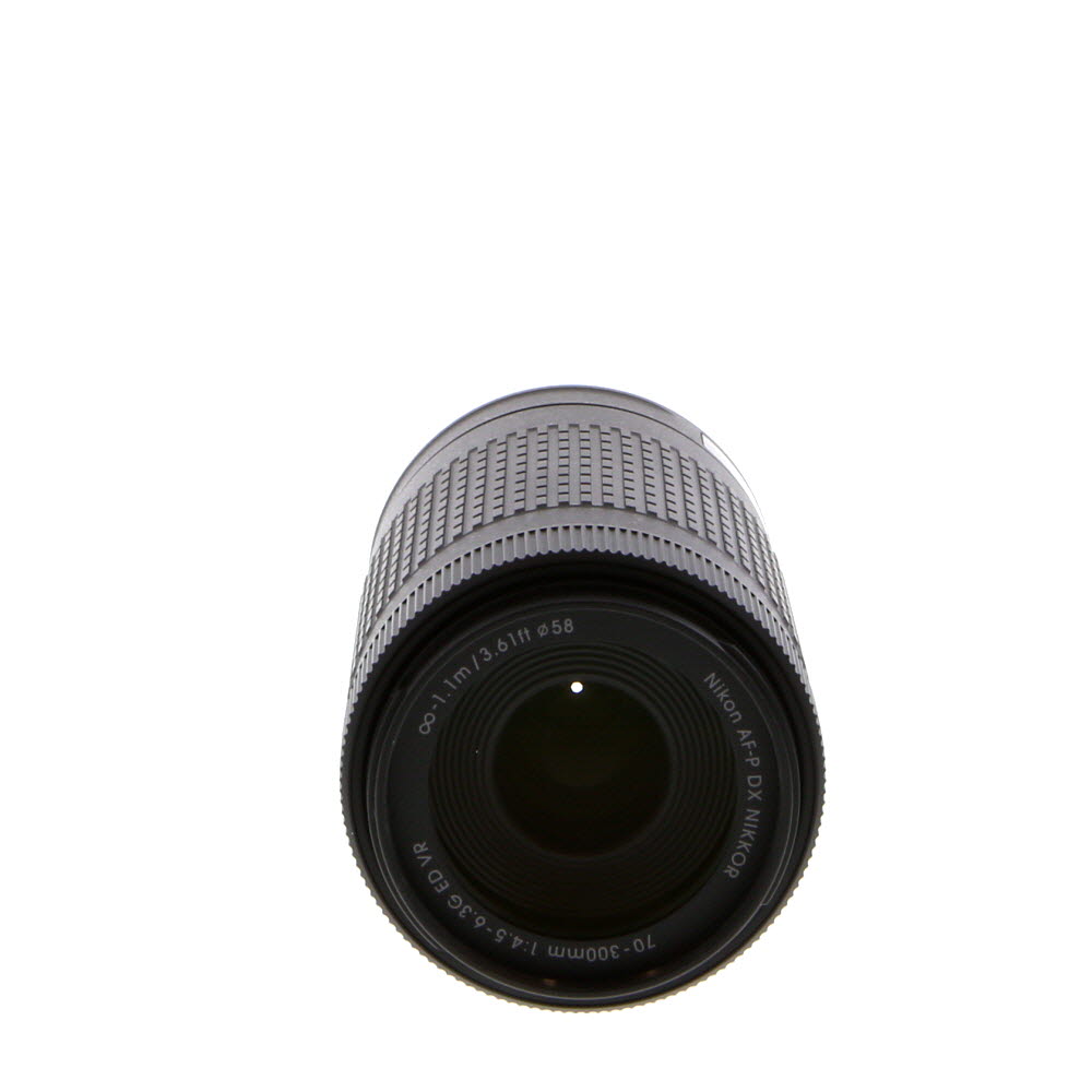 Nikon AF-P DX Nikkor 70-300mm f/4.5-6.3 G ED VR Autofocus APS-C Lens, Black | 58