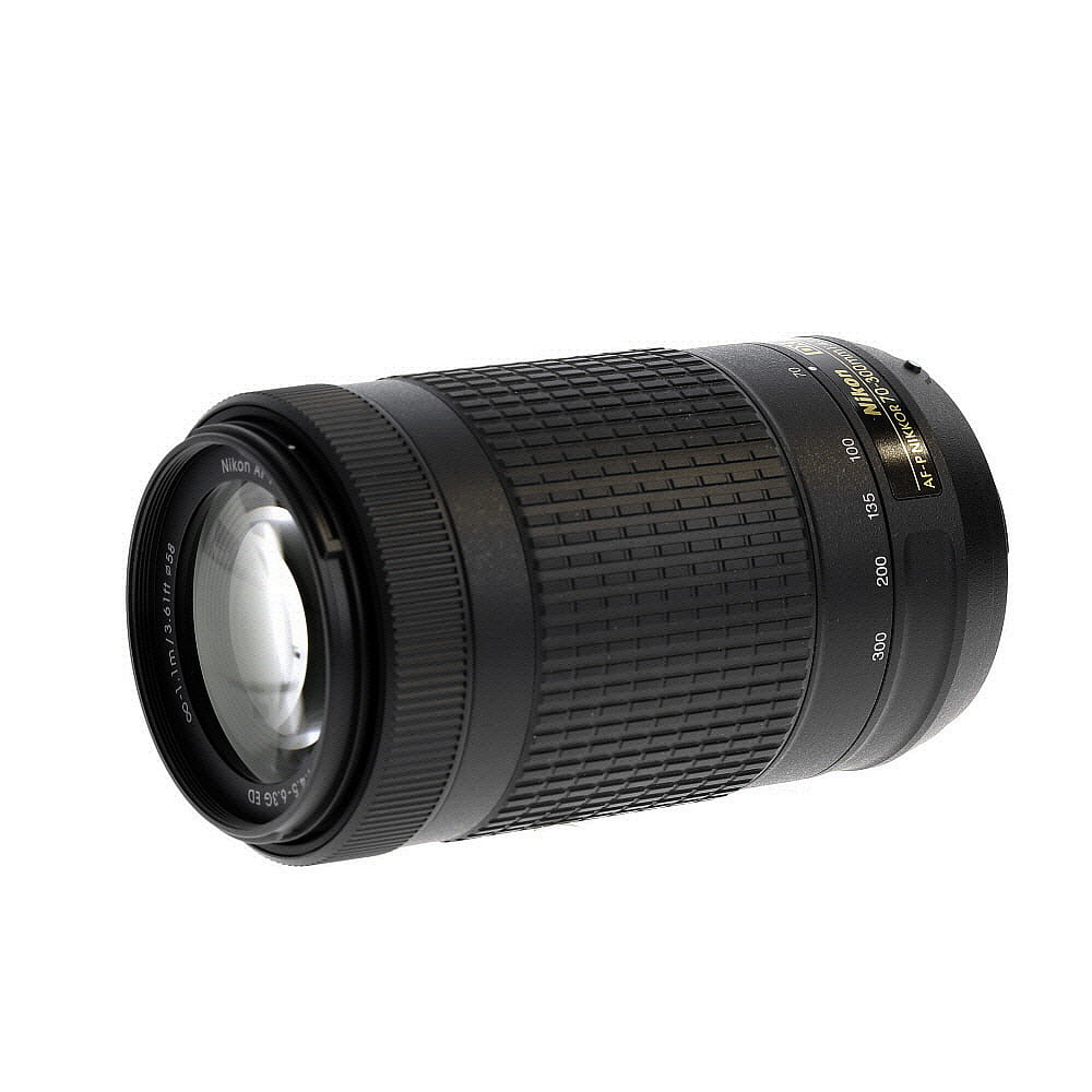 Nikon AF-P DX Nikkor 70-300mm f/4.5-6.3 G ED Autofocus APS-C Lens, Black | 58