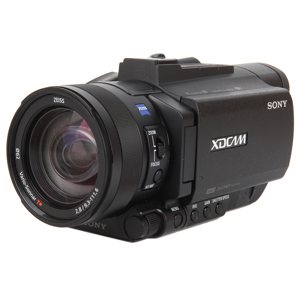 Sony PXW-X70 XDCAM XAVC HD422 Hand-Held Video Camera w/ XLR Handle Unit and Microphone Holder