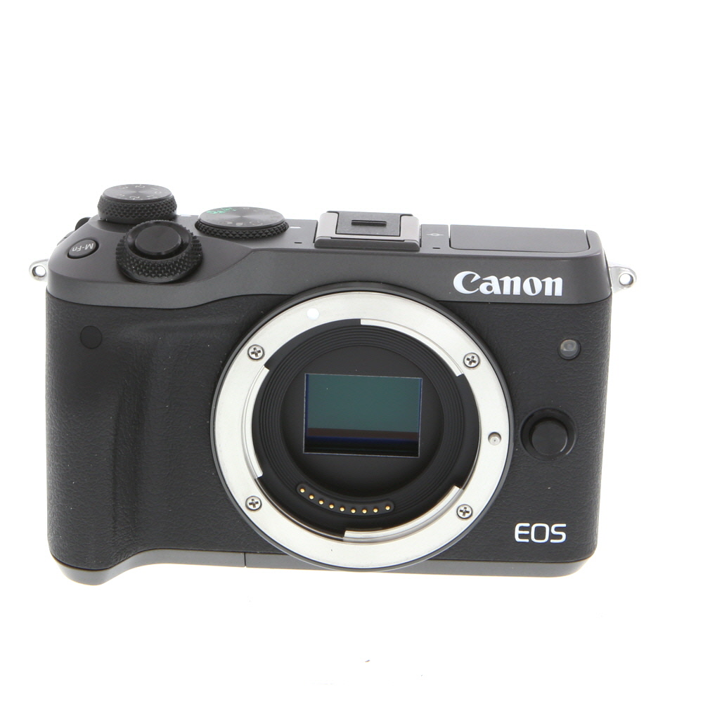 Canon EOS M6 Mirrorless Camera Body, Black | 24MP