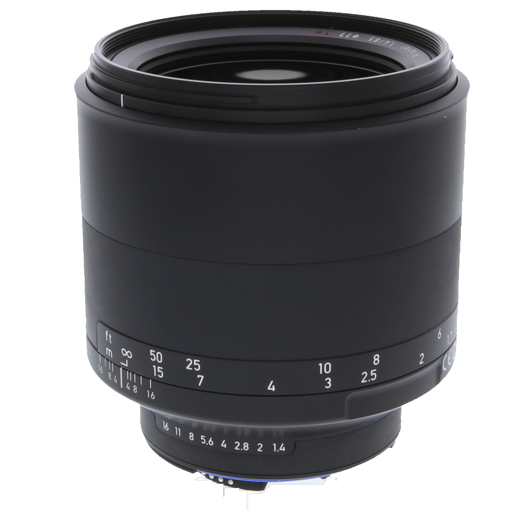 Zeiss Milvus 85mm F/1.4 Planar ZF.2 T* Manual Focus Lens (With CPU Contacts) for Nikon F Mount | 77 | w/ De-Click Tool