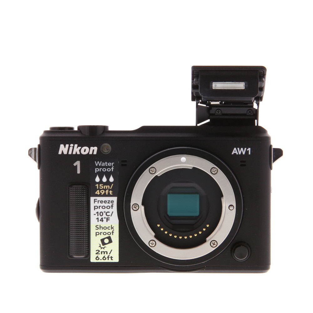 Nikon 1 AW1 Mirrorless Camera Body, Black | 14.2MP