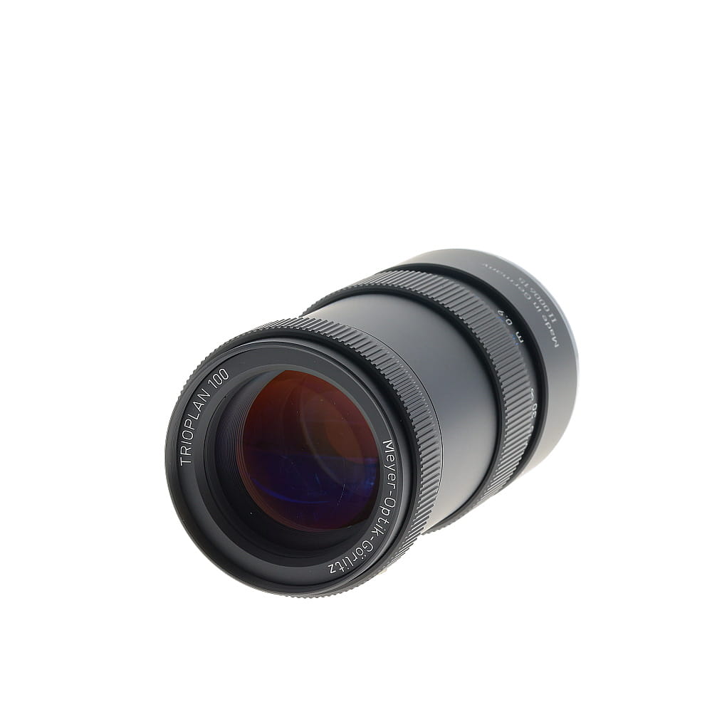 Meyer-Optik Gorlitz 100mm f/2.8 Trioplan Manual Lens for Fujifilm X-Mount, Black | 52