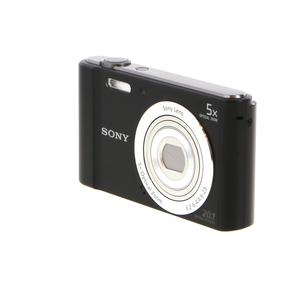 Sony Cyber-Shot DSC-W800 Digital Camera, Black | 20.1MP
