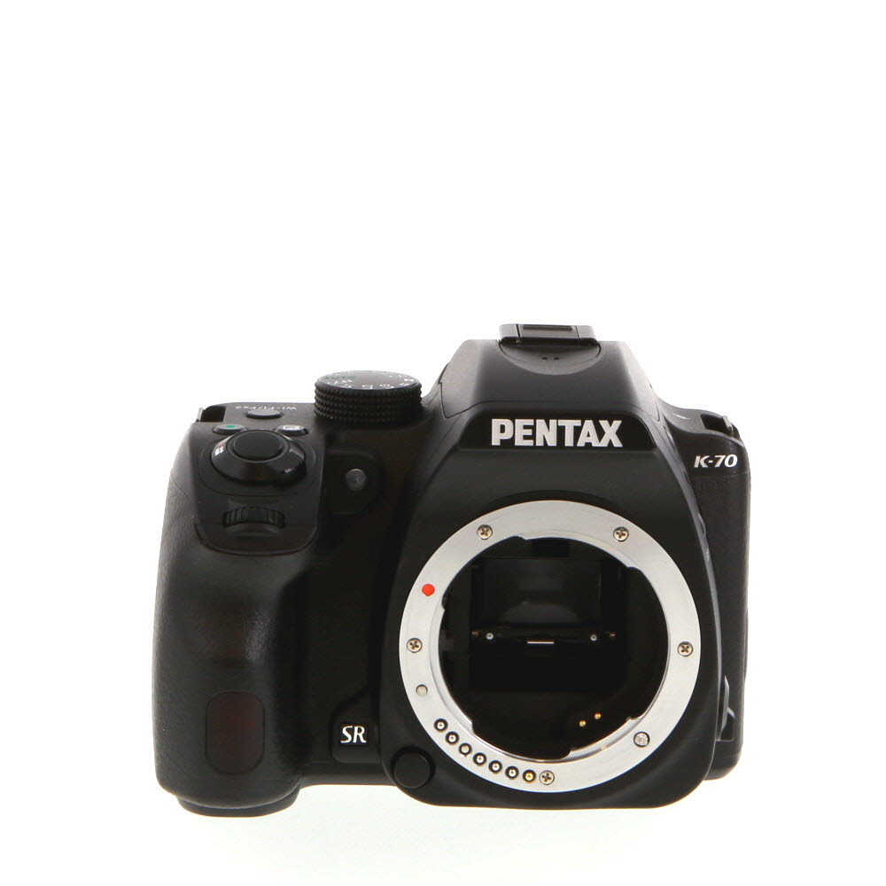 Pentax K-70 DSLR Camera Body, Black | 24.24MP