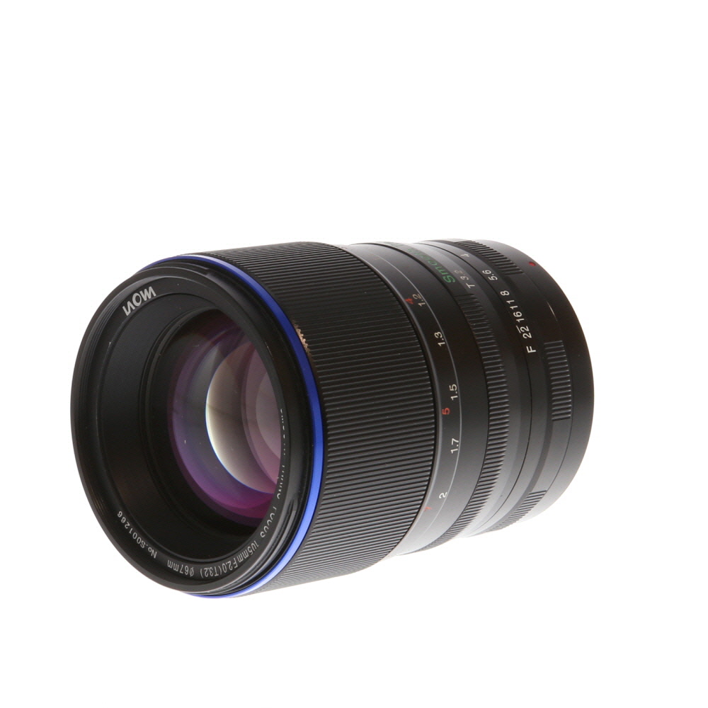 Venus Optics Laowa 105mm f/2 Smooth Trans Focus Full-Frame Manual Lens for Canon EF-Mount, Black | 67