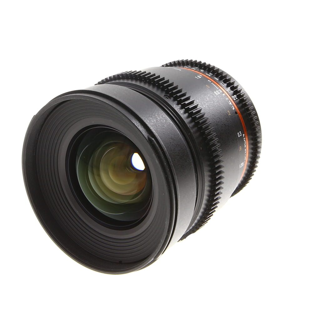 Rokinon Cine 16mm T2.2 ED AS IF UMC CS Manual APS-C Lens for Canon EF-S Mount | 77