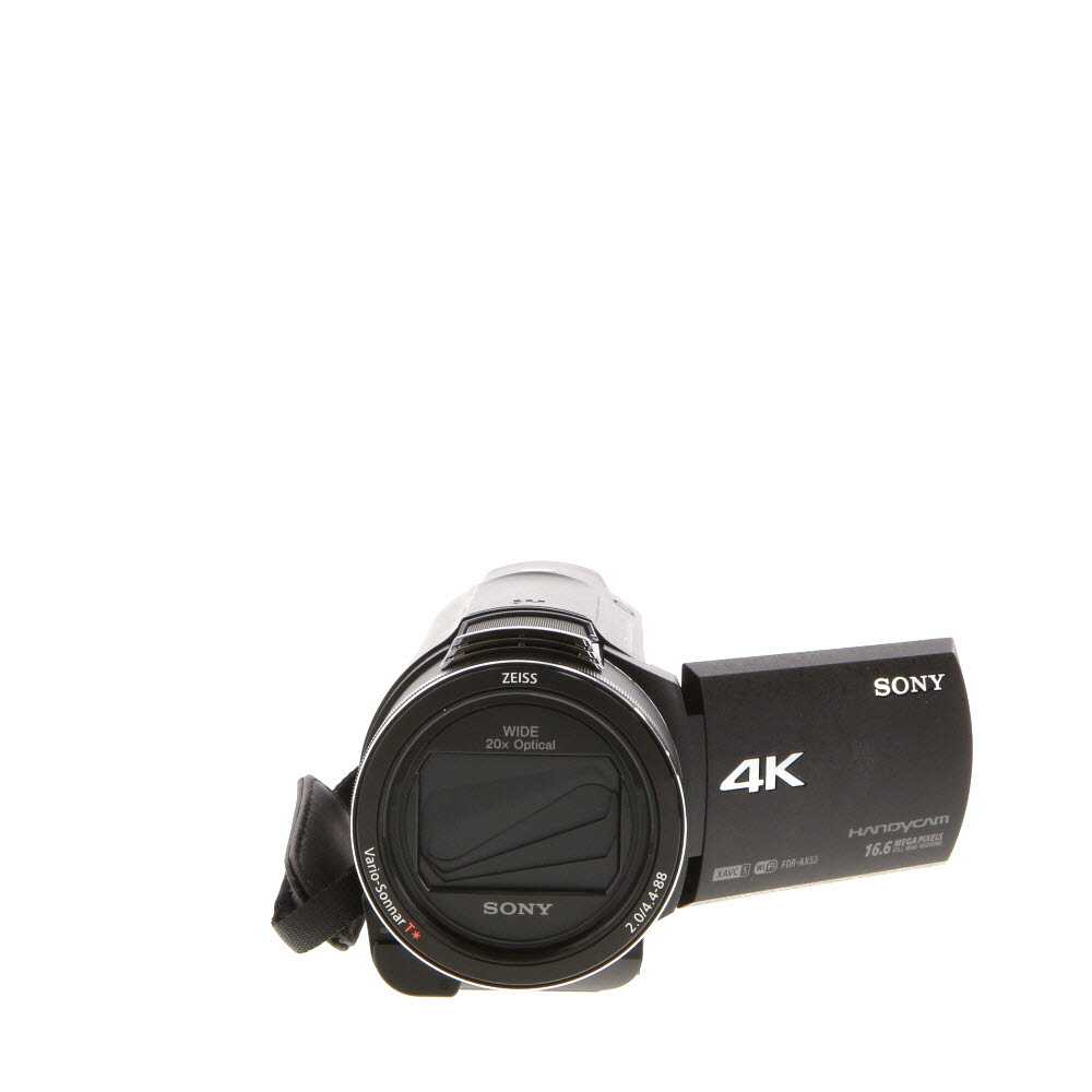 Sony FDR-AX53 4K Ultra HD Handycam Digital Video Camera, Black