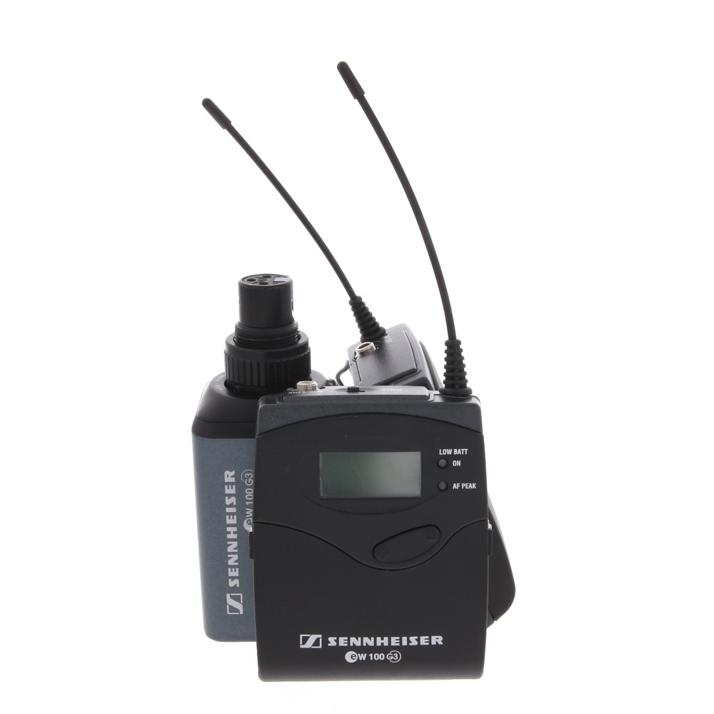 Sennheiser EW 100 G3 Wireless Microphone System (A: 516-558MHz) w/ EK 100 Receiver, SK 100 Transmitter, ME2 Omni Lavalier Microphone
