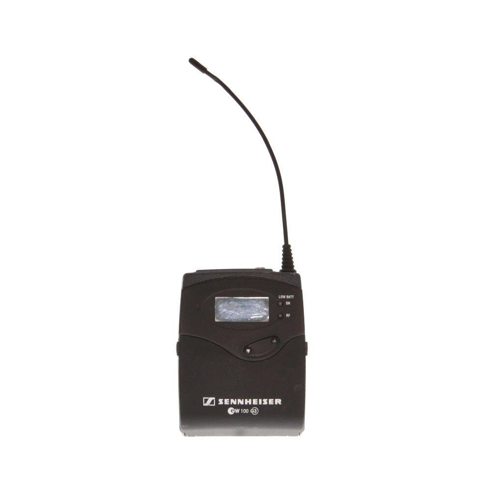 Sennheiser EK 100 G3 Wireless Camera-Mount Receiver (A: 516-558 MHz) with Belt Clip