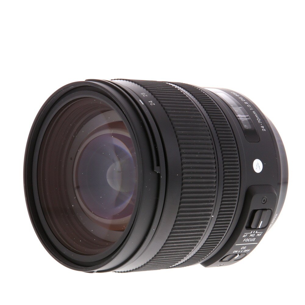 Sigma 24-70mm f/2.8 DG OS (HSM) A (Art) Autofocus Lens for Nikon F-Mount, Black | 82