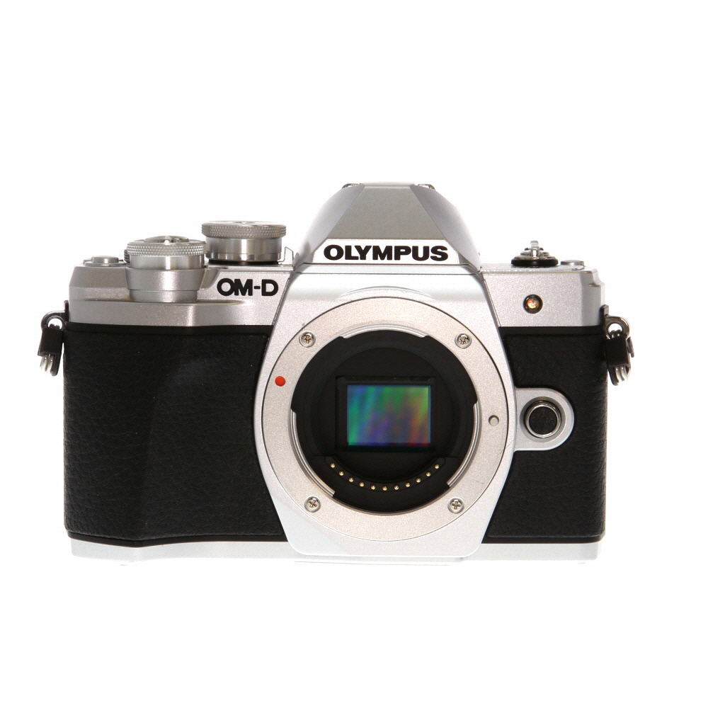 Olympus OM-D E-M10 Mark III Mirrorless MFT (Micro Four Thirds) Camera Body, Silver | 16.1MP