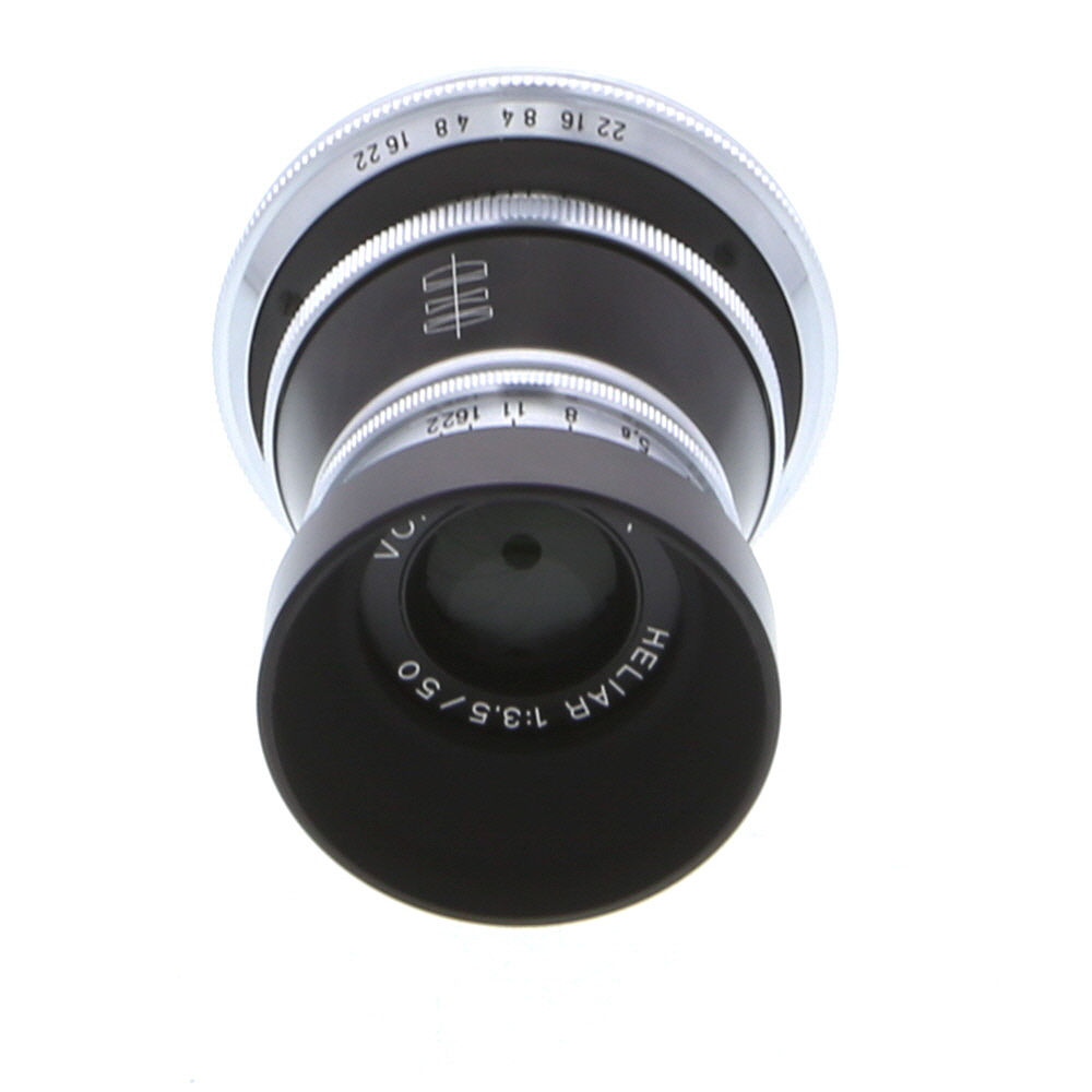 Voigtlander 50mm f/3.5 Heliar Leica M-Mount Lens, Black/Chrome | 27