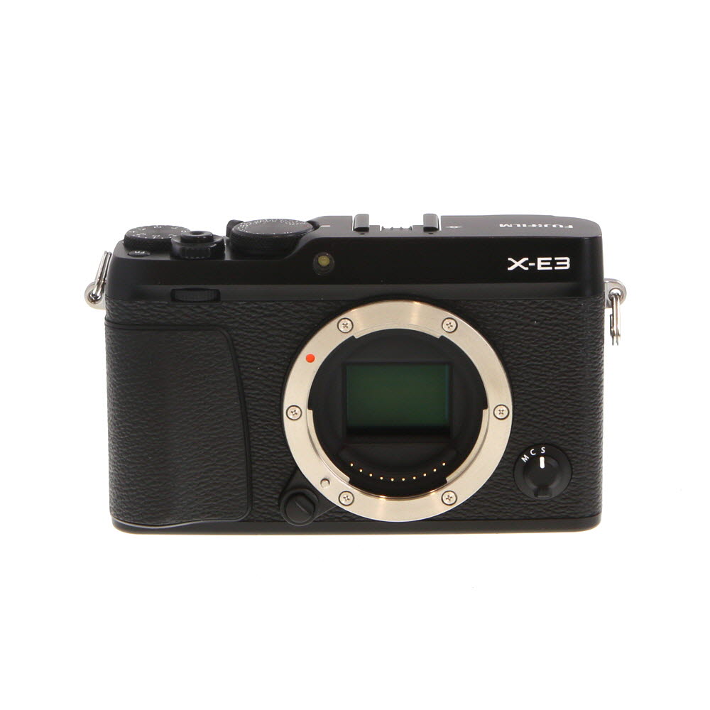 FUJIFILM X-E3 Mirrorless Camera Body, Black | 24.3MP | without EF-X8 Flash