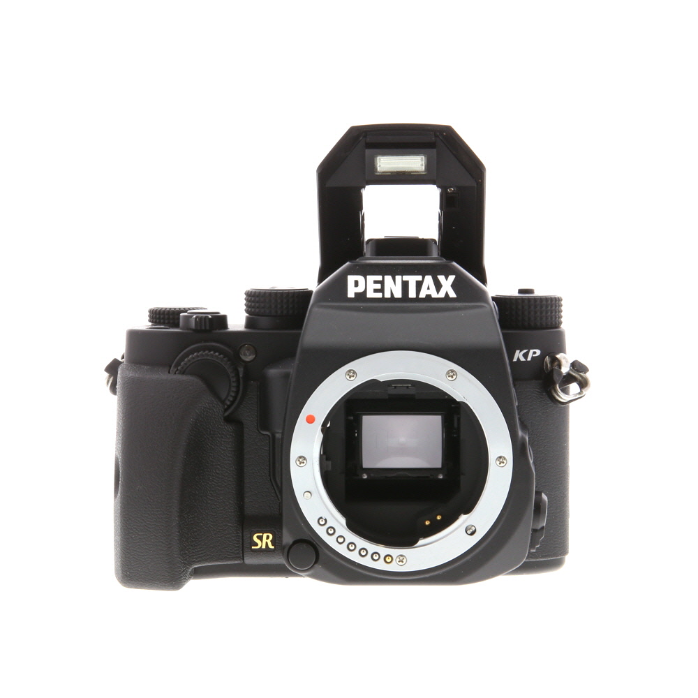 Pentax KP DSLR Camera Body, Black | 24.3MP | with Large Grip Kit (O-GP1672)