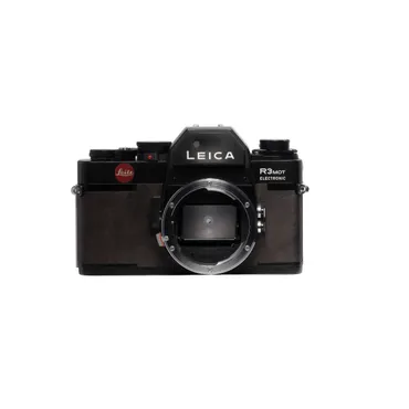 Leica R3 MOT Electronic 35mm Camera Body, Black with Purple Leather