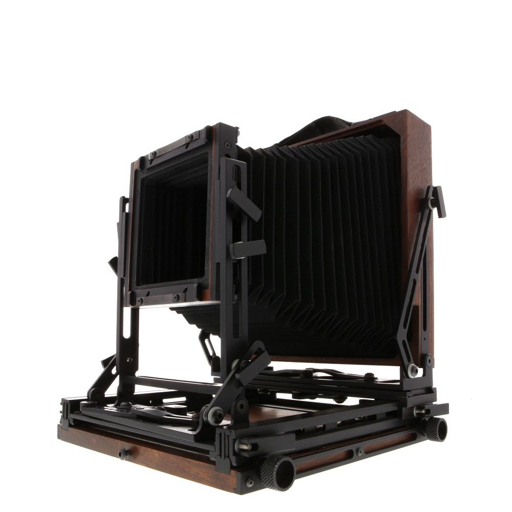 K. B. Canham 5x7 Wood Field Camera, Walnut with 4x5 Reducing Back (T657)