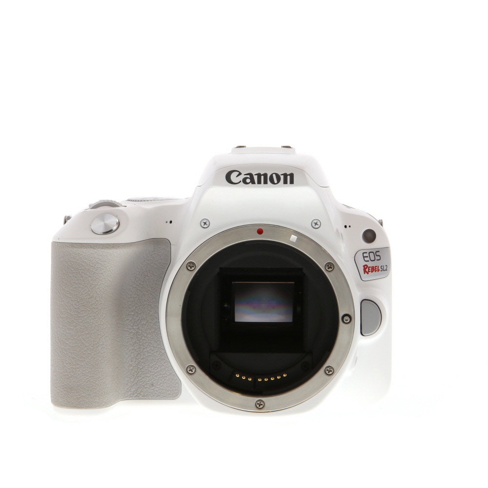 Canon EOS Rebel SL2 DSLR Camera Body, White | 24.2MP