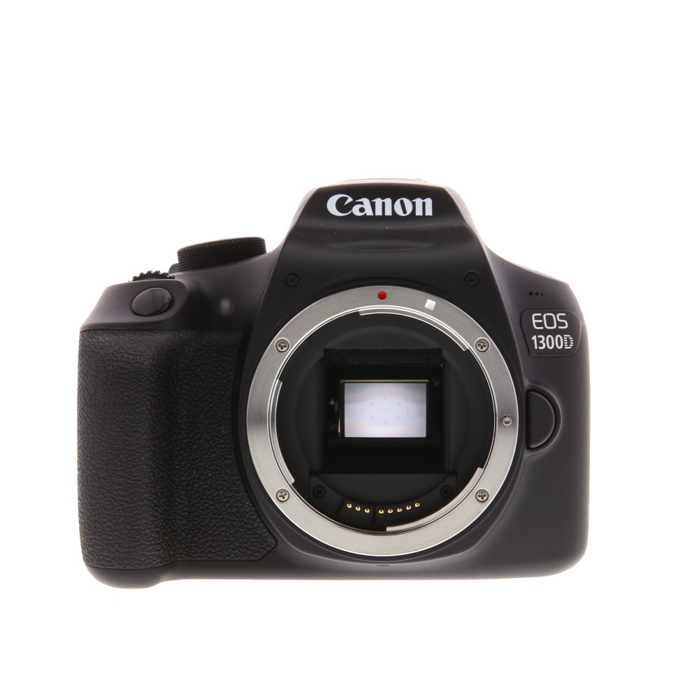 Canon EOS 1300D DSLR Camera Body, Black | 18MP | International Version of Rebel T6