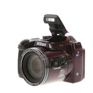 Nikon Coolpix B500 Digital Camera, Plum {16MP} Requires 4/AA