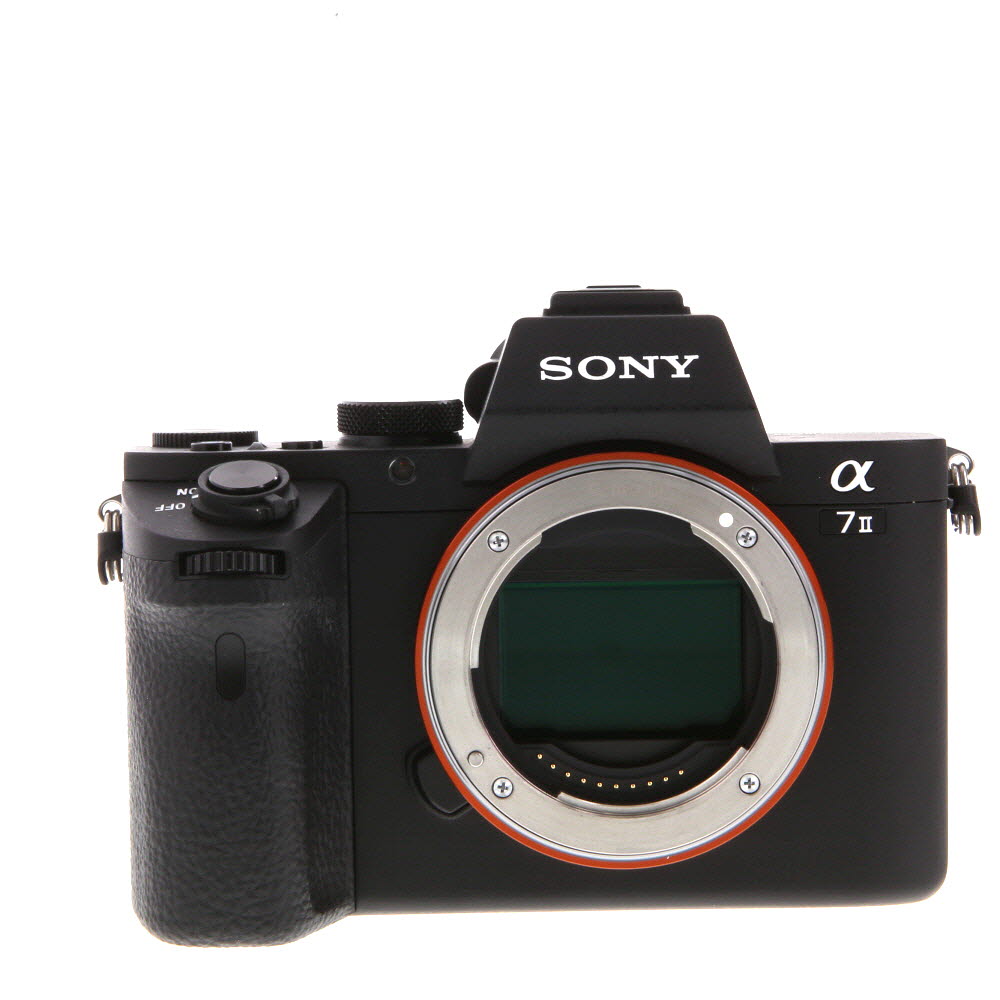 Sony a7 II Mirrorless Digital Camera Body, Black | 24.3MP | Menu Defaults to Japanese