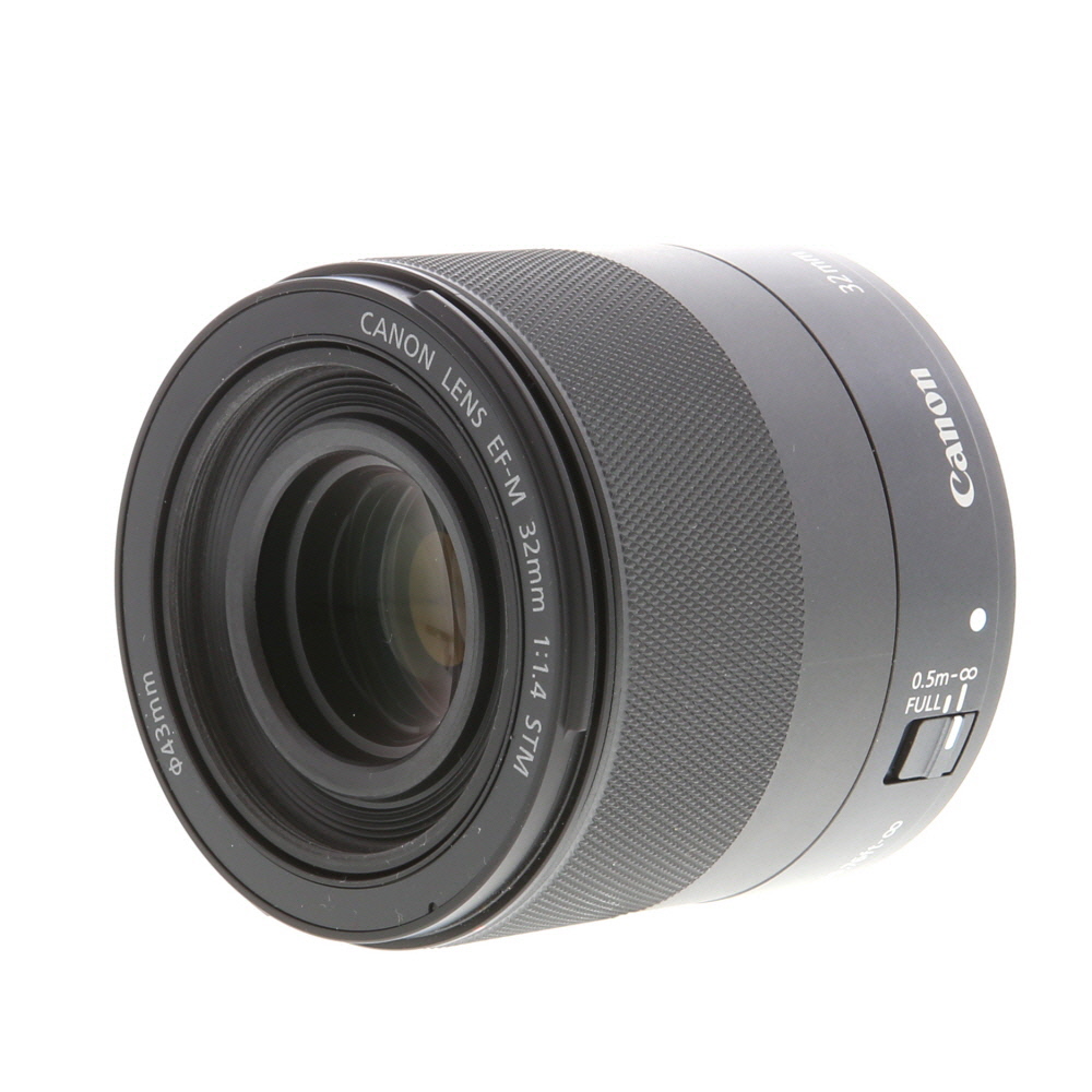Canon 32mm f/1.4 STM Lens for EF-M Mount, Graphite Black | 43