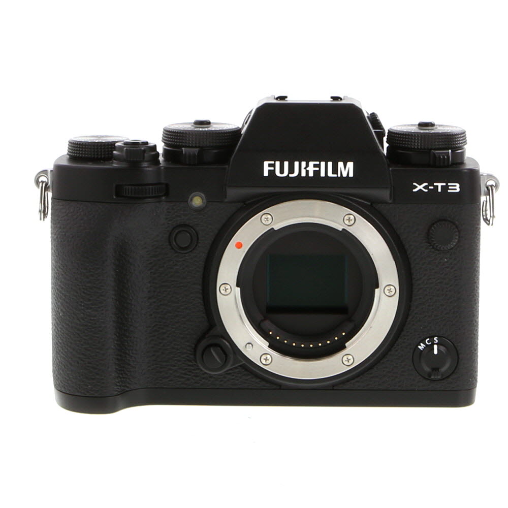 FUJIFILM X-T3 Mirrorless Camera Body, Black | 26.1MP | without EF-X8 Flash