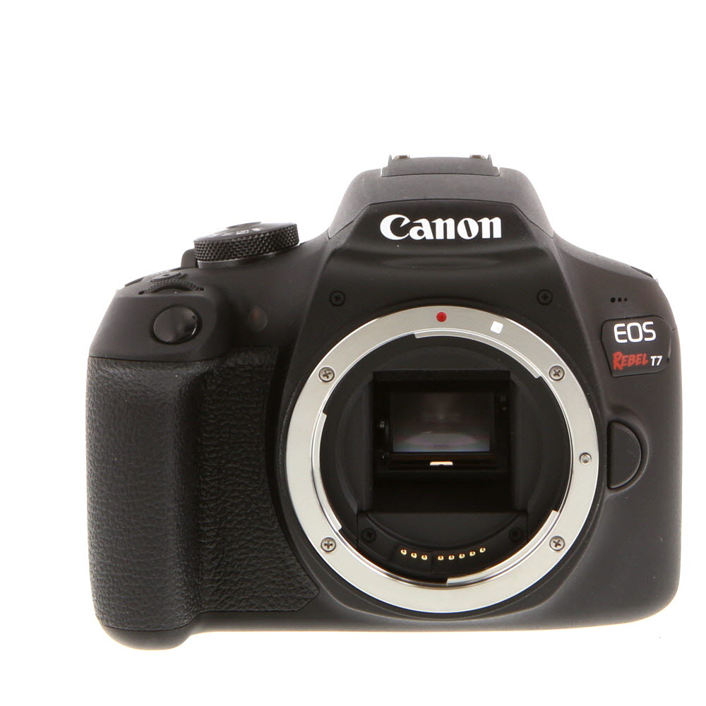 Canon EOS Rebel T7 DSLR Camera Body | 24MP | with 5-Pin Hot Shoe