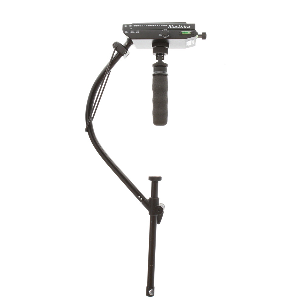 Camera Motion Research Blackbird Camera Stabilizer With T Bar, 8 90 Gram And 2 45 Gram Counterweights