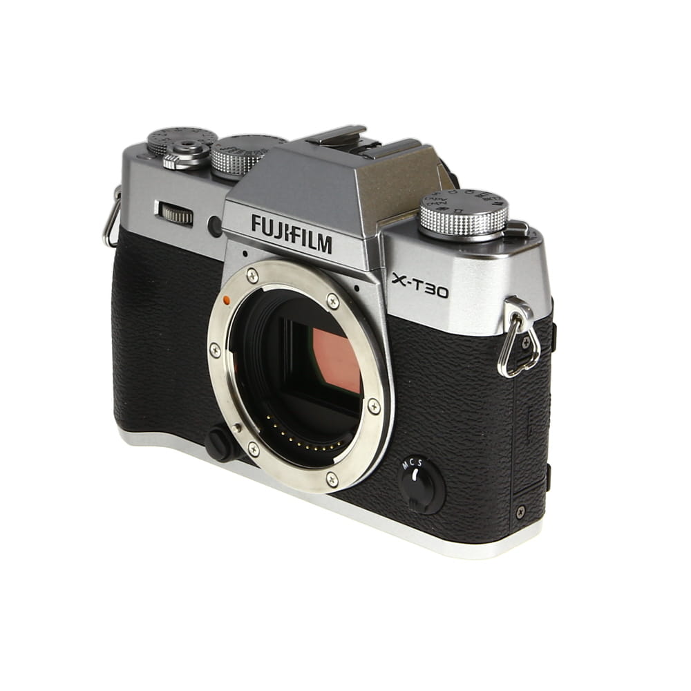 FUJIFILM X-T30 Mirrorless Camera Body, Silver | 26.1MP