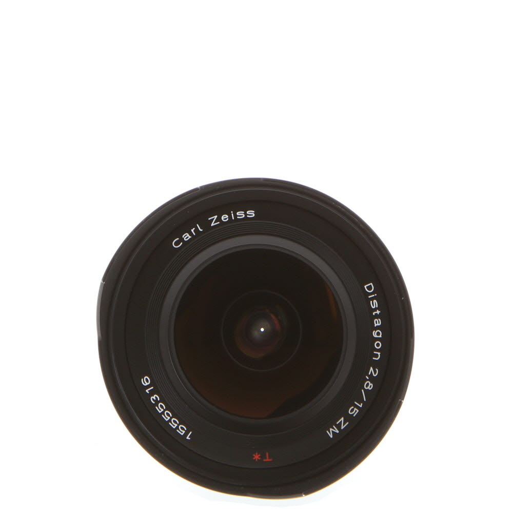 Zeiss 15mm f/2.8 ZM Distagon T* Lens for Leica M-Mount, Black | 72 | with Center Filter