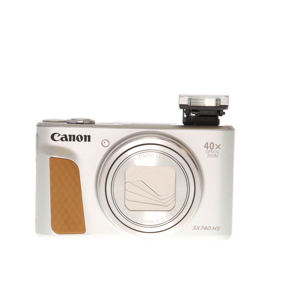 Canon PowerShot SX740 HS Digital Camera, Silver | 20.3MP