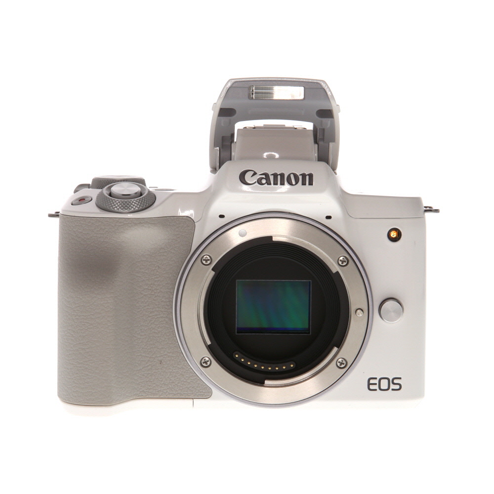 Canon EOS M50 Mirrorless Camera Body, White | 24.1MP
